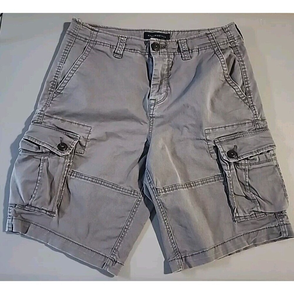 Aeropostale Men's Size 30 Gray 10" Inseam Cargo Shorts